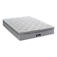 Colchón Individual De Resorte Dormimundo Polar Espuma De Poliuretano Colchoneta Euro Pillow Top Resorte Bonell Tela Antiderrapante Tela Anti Ácaros Perfect Slide 27cm Confort Firme