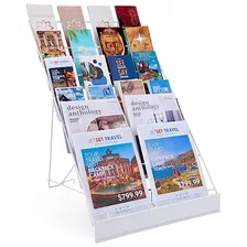 Displays2go Organizador De Literatura De Mesa Para Revistas 