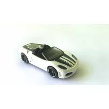 Hot Wheels Ferrari F430 Spider Convertible Franjas Blanco