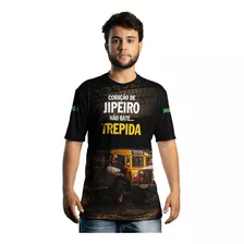 Camiseta Brk Coração De Jipeiro Com Proteção Solar Uv 50+