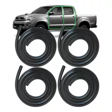 Kit Jogo 4 Borrachas Vedação Porta Hilux 2009 2010 2011 2012