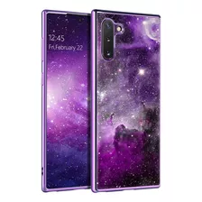 Funda Violeta Para Galaxy Note 10 Diseno De Nebulosa