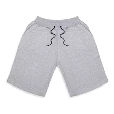 Bermuda Masculino Header Moletinho Short Liso Academia