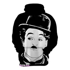 Blusa Moletom Moleton Masculino Feminino Charles Chaplin