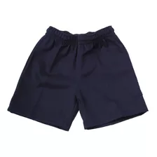 Short Bermuda Colegial/dep Gabardina Azul Talle 2 A 16