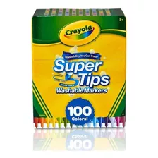 Marcadores Plumones Crayola Super Tips 100 Piezas