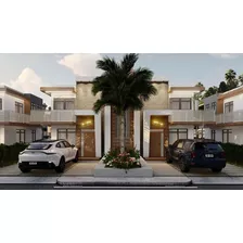 Villas Tipo Townhouse En Venta En Punta Cana, 2 Habitaciones