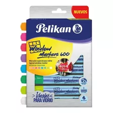 Marcadores Pelikan Window Tintas Luminosas Vidrio Y Tableros