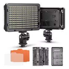 Neewer Luz De Video Regulable De 176 Led Con Paquete De 2 B.