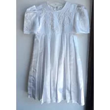 Vestido Niña Blanco Fiesta Comunión Paje Bautizo