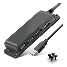 Hub De Datos Usb 3.0 De Escritorio Portatil Usb 3.0 De 4 Pu