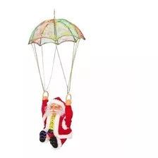 Papai Noel Musical Com Movimento Malabarista No Paraquedas