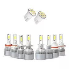 Par Lâmpadas Led C6 H1 H3 H4 H7 H11 H16 H27 Hb3 Hb4 + Pingo 