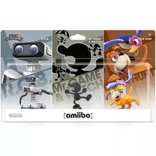 Amiibo Pack Smash Bros - R.o.b/mr. Game E Watch/duck Hunt