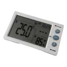 Relógio Termo Higrômetro Digital Mt242a Para Laboratório