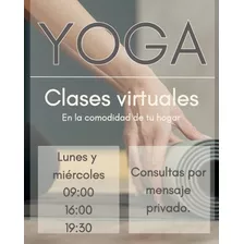 Clases Virtuales De Yoga. Para Todas Las Edades!