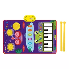 2 Em 1 Musical Toys Gifts Piano Drum Mat Vários Modos De Rep