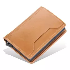 Billetera De Hombres Tarjetero Moderno Elegante Anti Rfid 