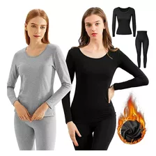 Roupa Frio Feminino Conjunto Calça+blusa Térmica Segunda Pel