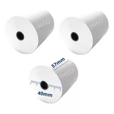 50 Rollos Papel Termico Miniprinter 57x40 Impresora 58mm Xprinter