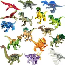 Liberty Imports 16 Pcs Dino World Dinosaurio Bloques De Cons