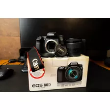 Canon Eos 80d + Lente 18-55