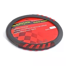 Cubre Volante Talla M 38cm Universal Negro+rojo Auto/suv