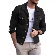 Jaqueta Masculina Sarja Bomber Elegante Inverno