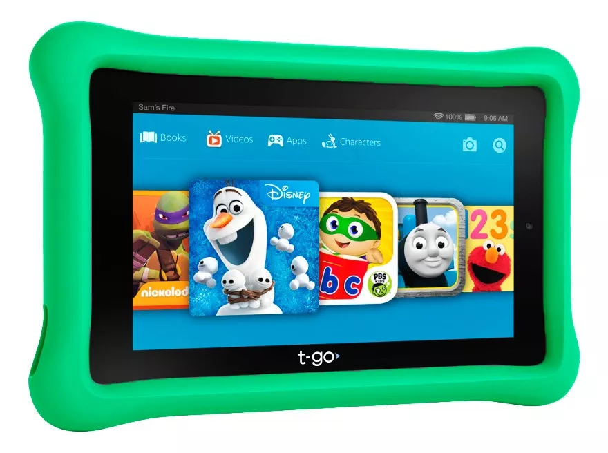 Tablet Con Funda T-go Tabi Argos Eutb-758 Kids 7 32gb Verde Y 2gb De Memoria Ram