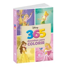 Livro De Colorir Infantil 365 Desenhos Princesas Disney