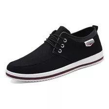 Ielgy Zapatos Planos De Hombre Grandes Con Cordones