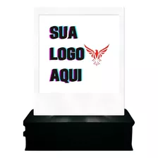 Luminária Com Sua Logo, Logomarca, Luminária De Mesa Led 3d