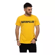 Polera M/c Caterpillar Logo Tee Amarillo Hombre