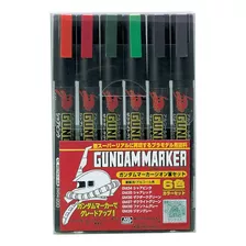 Gsi Creos Gundam Marker Zeon Set (6 Marcadores)