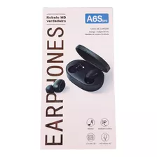 Fone De Ouvido Bluetooth A6s Pro Earphones