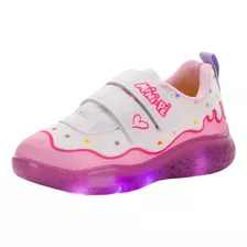 Tênis Infantil Feminino Led Minipé - Mp2330 