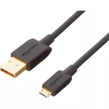 Cable Usb 2.0 Amazon Basics A Macho A Micro B Negro