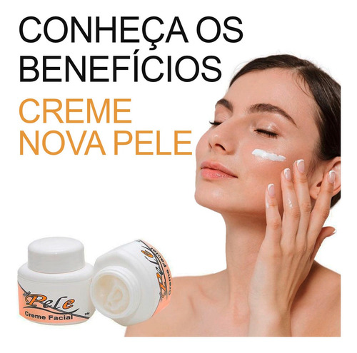 Creme Nova Pele Clareador De Manchas Original + Brinde