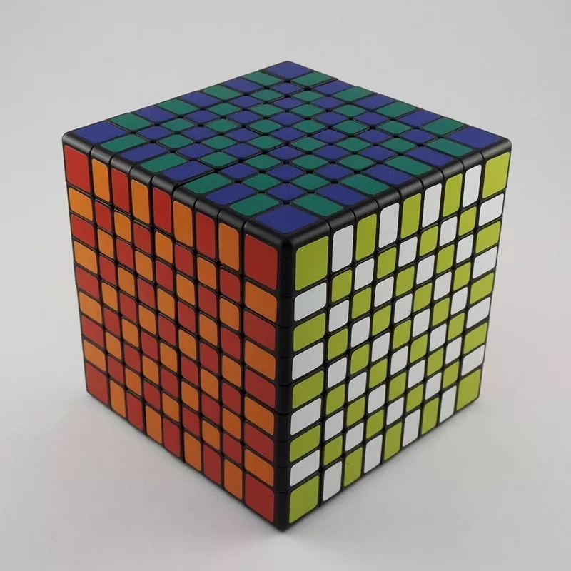 Cubo  Rubik  9x9x9 Shenshou Base Negra, Speedcube