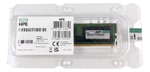 Memoria Servidor Hp 32gb Ddr4 3200 Ml30 Dl20 G10+ Plus