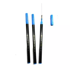 3 X Refil Caneta Roller Ball-genérica Parker-f 0,5mm Azul