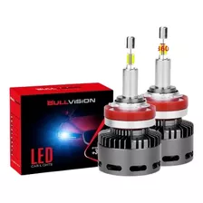 2 Focos Led Bullvision H7 6000k Faros De Lupa Hiper Pontente