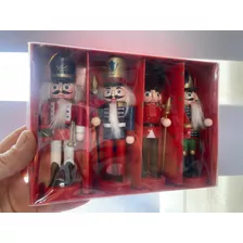 Figuras Cascanueces 4 Unidades Navidad