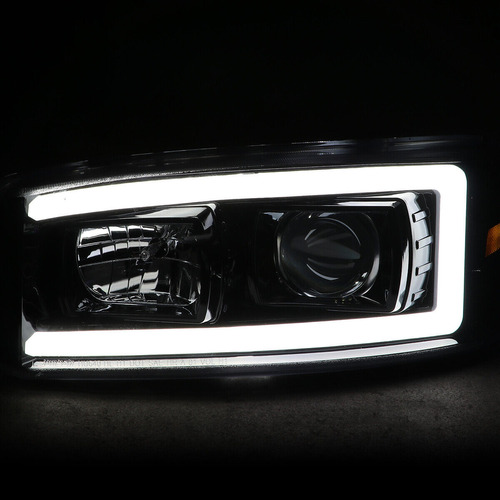 Par Faro Negro Led Gmc Sierra 1500 Classic Denali 2007 6.0l Foto 4