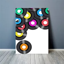 Quadro Para Decoração Discos-lp Para Músicos