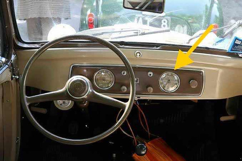 Velocimetro Fiat 500 Topolino 1950 1951 1952 1953 1954 1955 Foto 6
