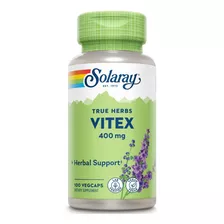 Solaray Vitex Berry 400mg Fórmula Saludable De Equilibrio