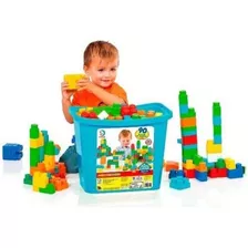 Blocos De Montar Baby Land Block Box 90 Un - Cardoso Toys