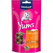 Snack Para Gato Yums Cat Vitakraft Pollo Y Hierba Gatera 40g