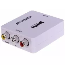 Mini Adaptador Hdmi2av Conversor Hdmi P/ Video Composto Rca